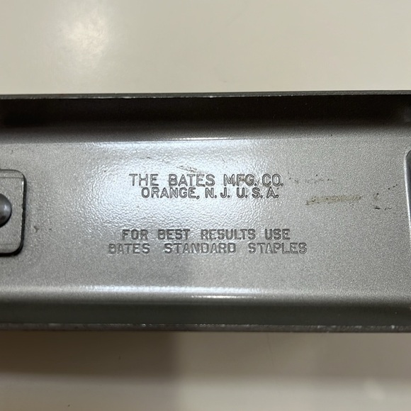 Bates 56 Vintage Metal Stapler‎ Retro Mid Century - Picture 12 of 12